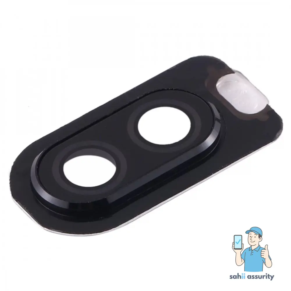 Camera Lens Glass with Frame for OnePlus 6 Grey thumbnail